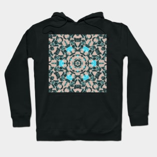 Mosaic Tiles Pink and Blue #1 Hoodie